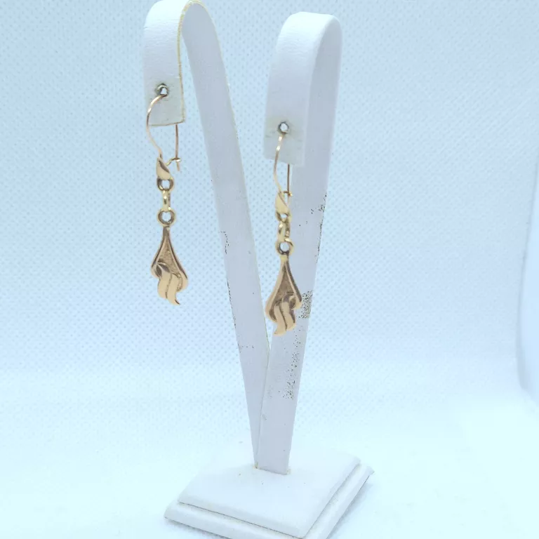 ŚLICZNE ZŁOTE WISZĄCE KOLCZYKI P.585 1,39 G