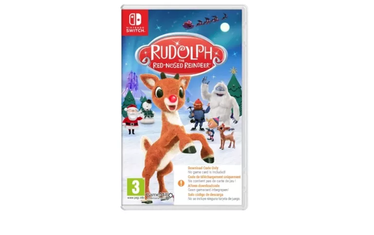 RUDOLF CZERWONONOSY RENIFER NINTENDO SWITCH KOD W PUDEŁKU FOLIA