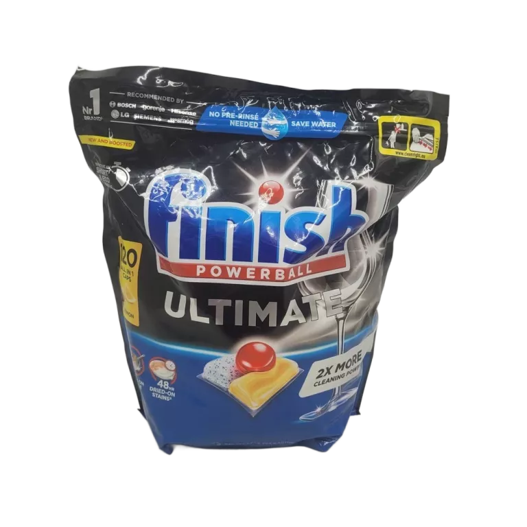 FINISH KAPSUŁKI DO ZMYWARKI ULTIMATE POWERBALL 120 SZTUK