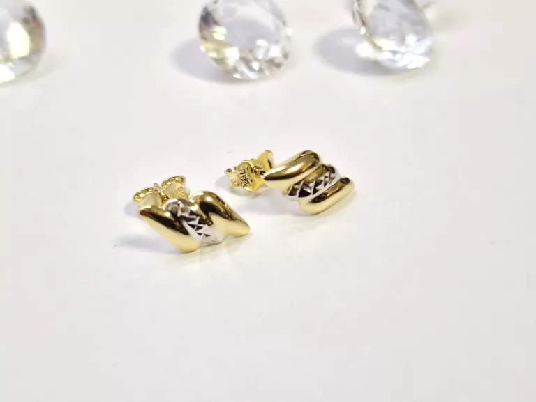 ZŁOTE KOLCZYKI PR.585 SZTYFT