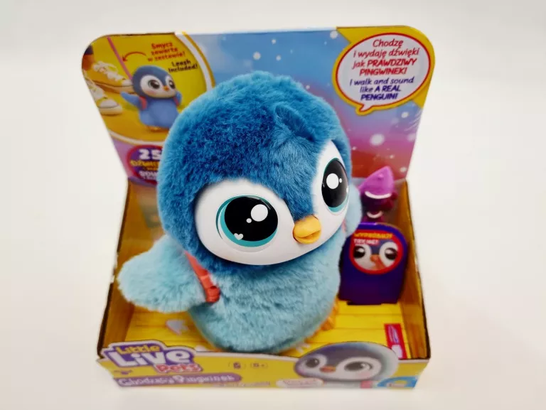 LITTLE LIVE PETS INTERAKTYWNY PINGWIN PINGWINEK WADDLES SMYCZ