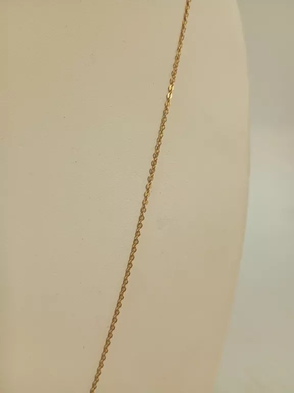 ZŁOTY ŁAŃCUSZEK Z ZAWIESZKĄ MARYJA 2,97G 585 50CM