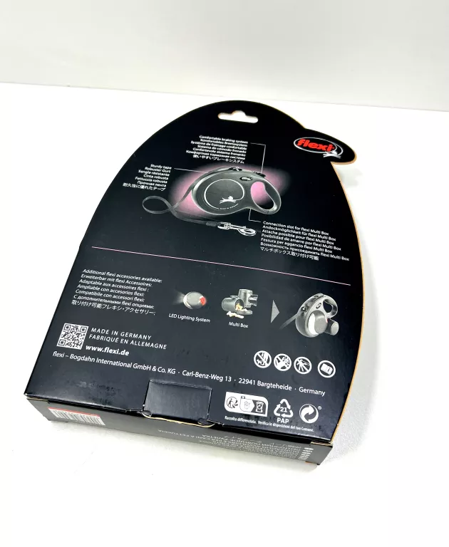 FLEXI NEW CLASSIC L SMYCZ AUTOMATYCZNA DLA PSA I KOTA DO 50KG TAŚMA 8M