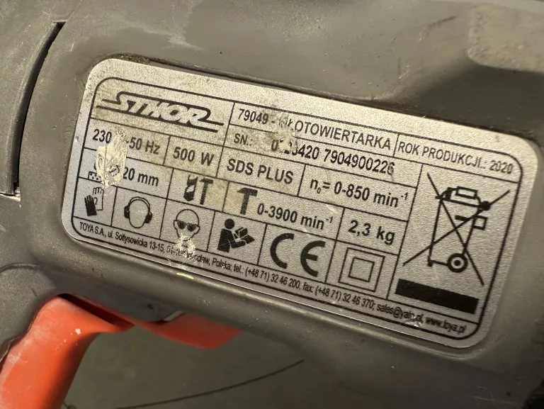 MŁOTOWIERTARKA STHOR 79049