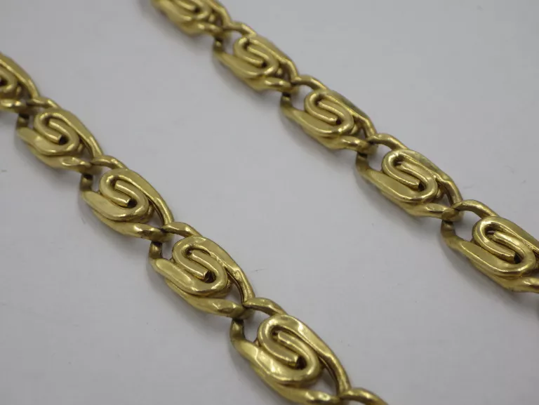 ŁAŃCUSZEK MĘSKI CIEKAWY SPLOT ZŁOTO 750 30,53G 68CM