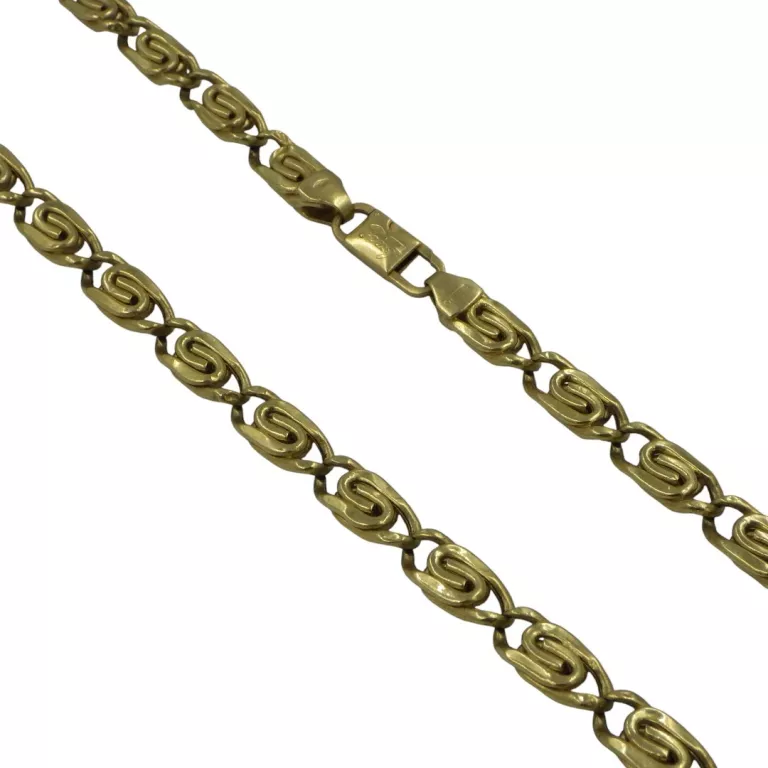 ŁAŃCUSZEK MĘSKI CIEKAWY SPLOT ZŁOTO 750 30,53G 68CM