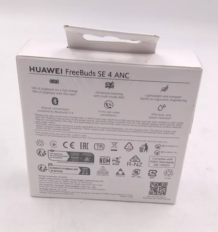SŁUCHAWKI HUAWEI FREE BUDS SE 4 ANC/ FOLIA