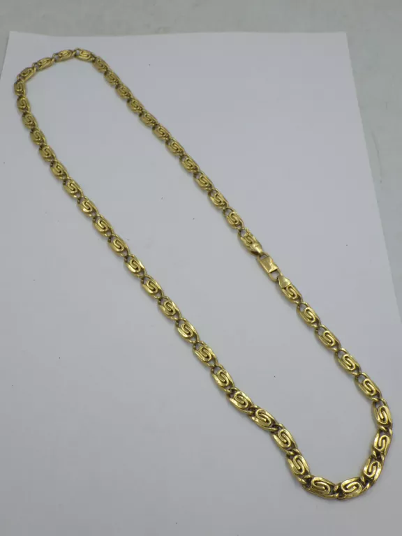 ŁAŃCUSZEK MĘSKI CIEKAWY SPLOT ZŁOTO 750 30,53G 68CM