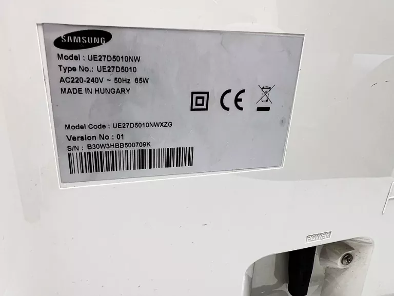 MONITOR SAMSUNG UE27D5010NW