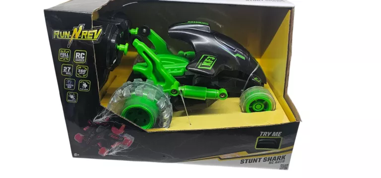 SAMOCHODZIK ZDALNIESTEROWANY RUN-N-REV STUNT SHARK