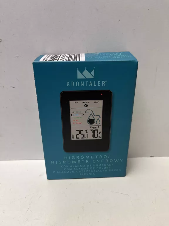 BUDZIK KRONTALER Z FUNKCJĄ AUTOMATYCZNEGO USTAWIANIA GODZINY I DATY