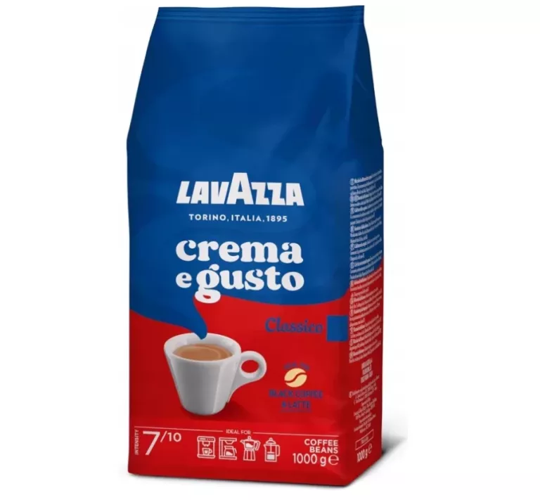 LAVAZZA CREMA EGUSTO CLASSICO 7/10 1KG AROMATYCZNA KAWA !! SUPER CENA !!