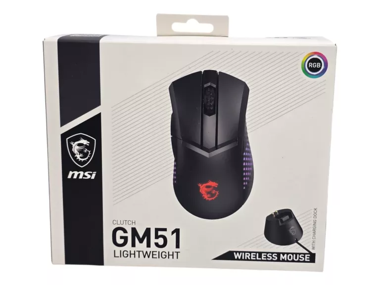 MSI MYSZ BEZPRZEWODOWA GM51 CLUTCH LIGHTWEIGHT