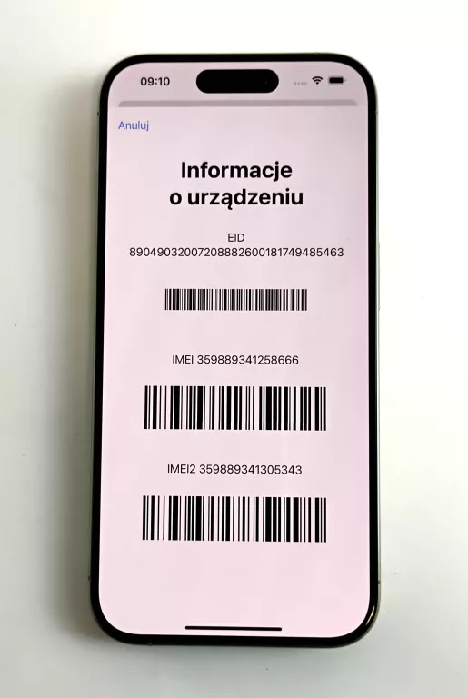 TELEFON APPLE IPHONE 15 PRO 128GB ZADBANY! BATERIA 89%