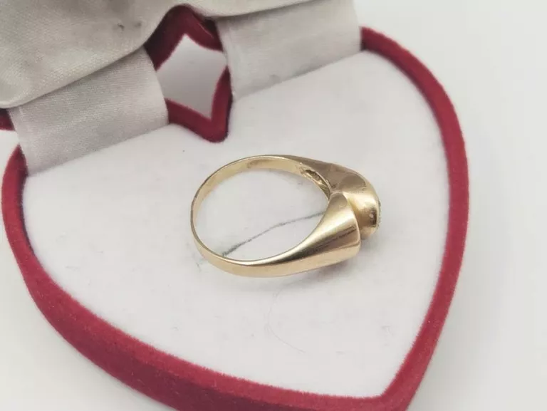 OSZAŁAMIAJĄCY ZŁOTY PIERŚCIONEK 2,85G. P.585 R.17