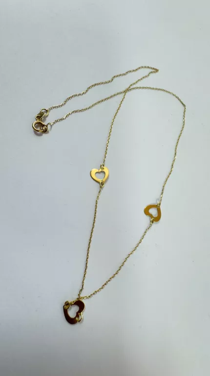 ZŁOTY ŁANCUSZEK CELEBRYTKA 585 1,04G