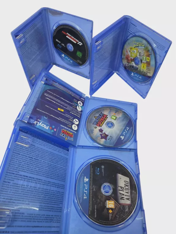 ZESTAW 4 GIER NA PS4