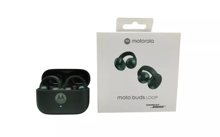 BEZPRZEWODOWE SŁUCHAWKI Z PRZEWODZENIEM DŹWIĘKU MOTOROLA MOTO BUDS LOOP SO