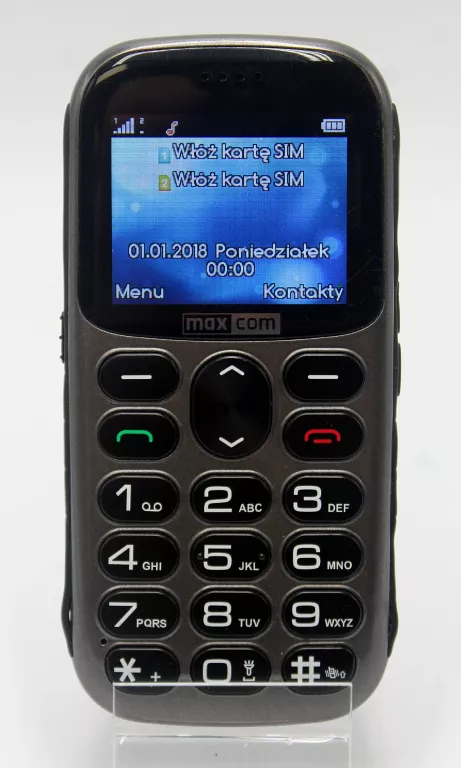 TELEFON MAXCOM COMFORT MM471 APARAT 2MPX PRZYCISK SOS