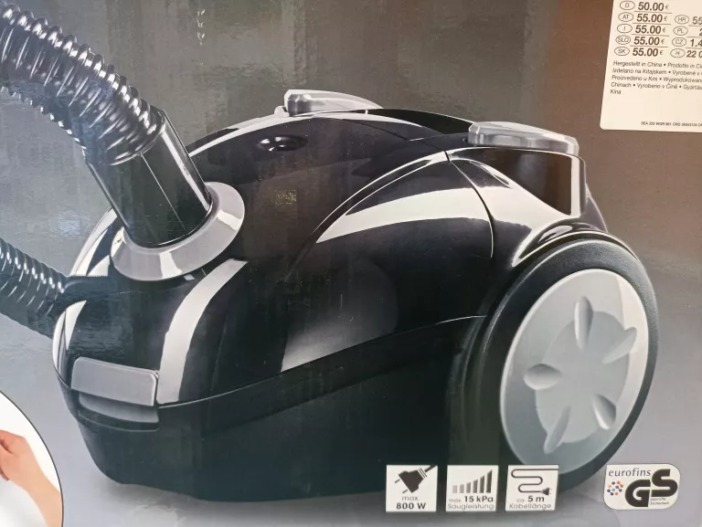 ODKURZACZ CLEANMAXX 800W