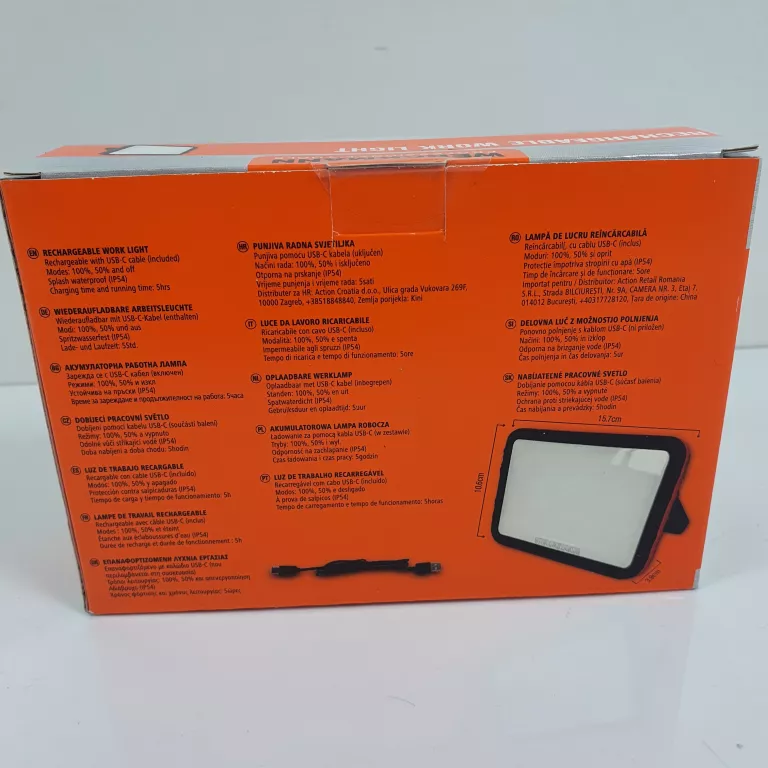 REFLEKTOR ROBOCZY LED WERCKMANN 700 LM 10W(3985/24)