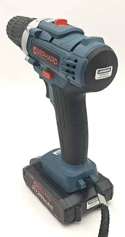 WKRĘTARKA BERHARD BER21/QD-CDL003, 2 X AKU, ŁAD, WALIZKA