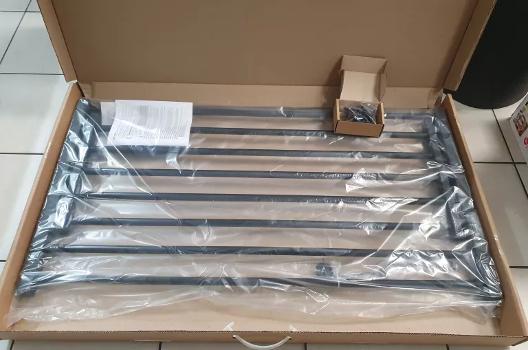 ROZKŁADANA SUSZARKA ŁAZIENKOWA TVB HYDROTRANS P8 1000X500 (CZARNA) 225 W