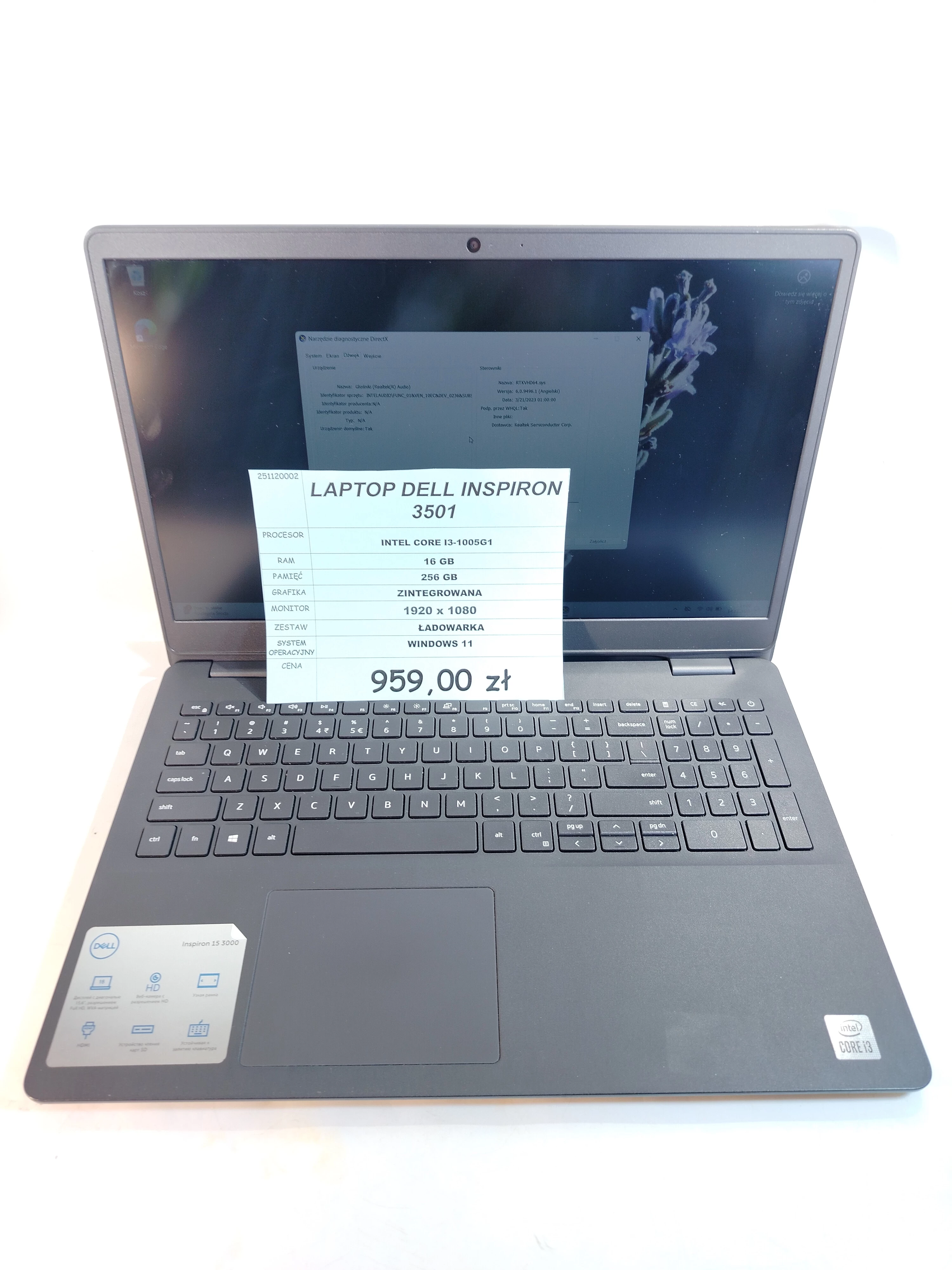 laptop-dell-inspiron-3501-i3-1005g1-ram-16gb-256gb-ssd-plac-wolnosci-5-grojec