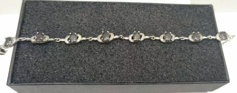 SREBRNA BRANSOLETKA 925 W: 7,43G USZKODZONE ZAPIĘCIE!