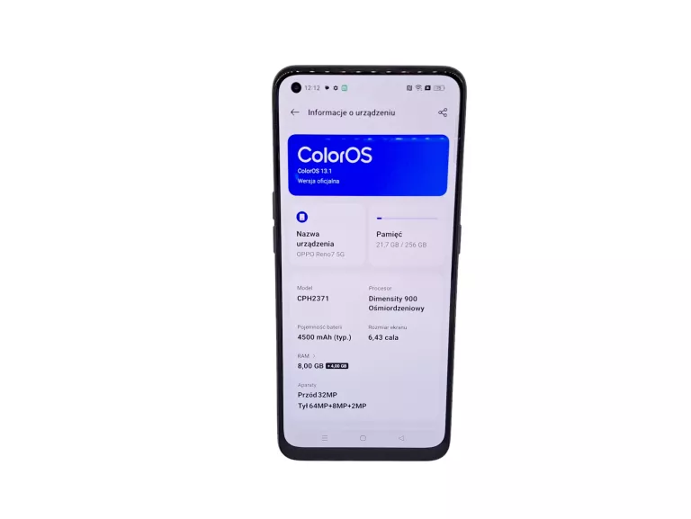 TELEFON OPPO RENO7 5G 256GB