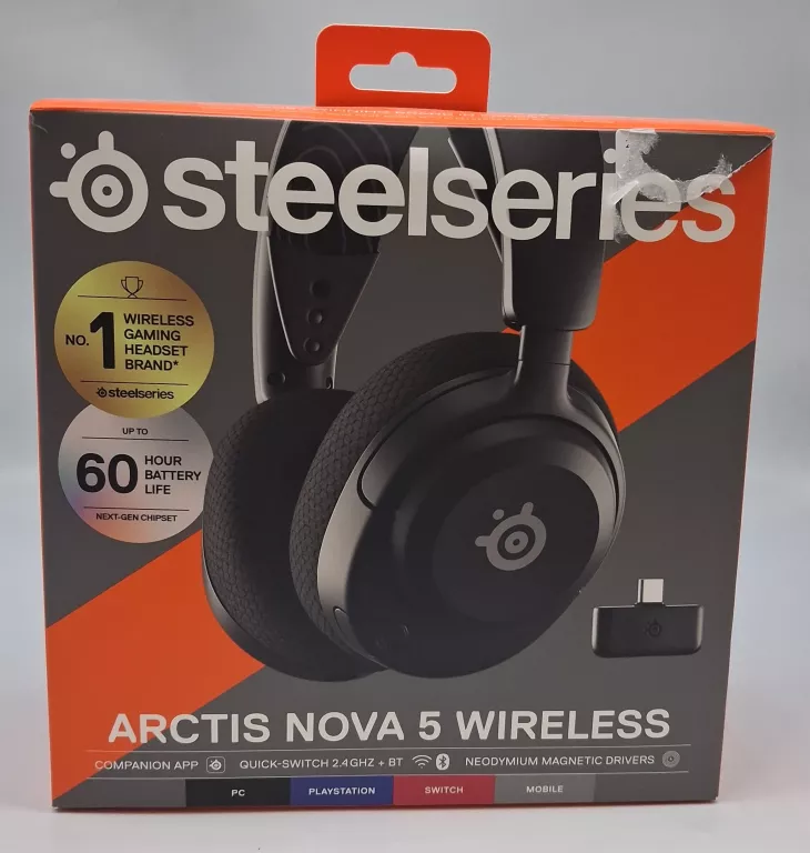 SŁUCHAWKI STEELSERIES ARCTIS NOVA 5 WIRELESS