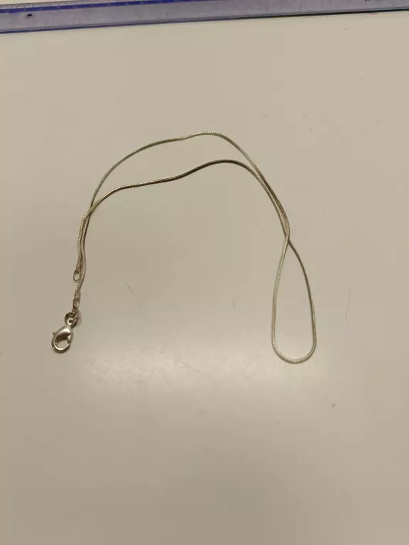 SREBRO -   ŁAŃCUSZEK WAGA 3,87G DŁUGOŚĆ:46CM