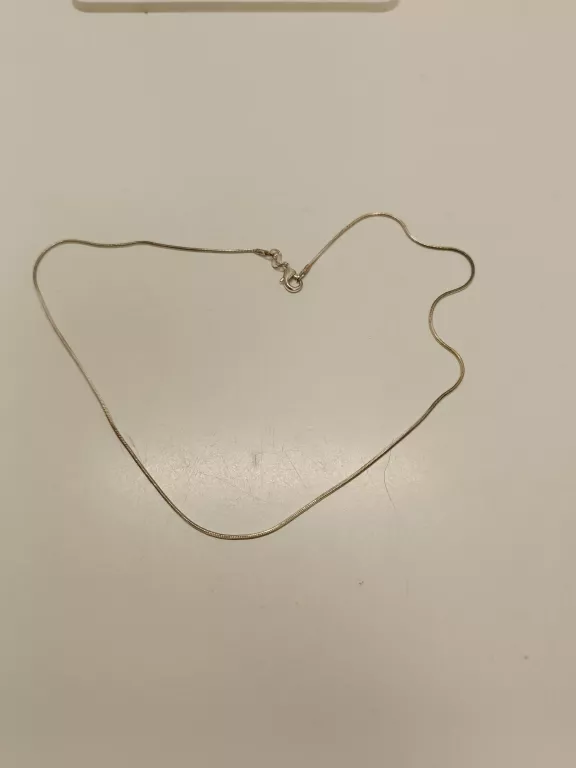 SREBRO -   ŁAŃCUSZEK WAGA 3,87G DŁUGOŚĆ:46CM