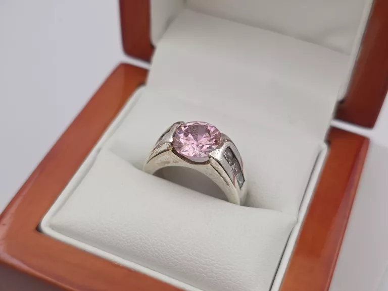 SREBRNY PIERŚCIONEK - 925 R.12 6,08G