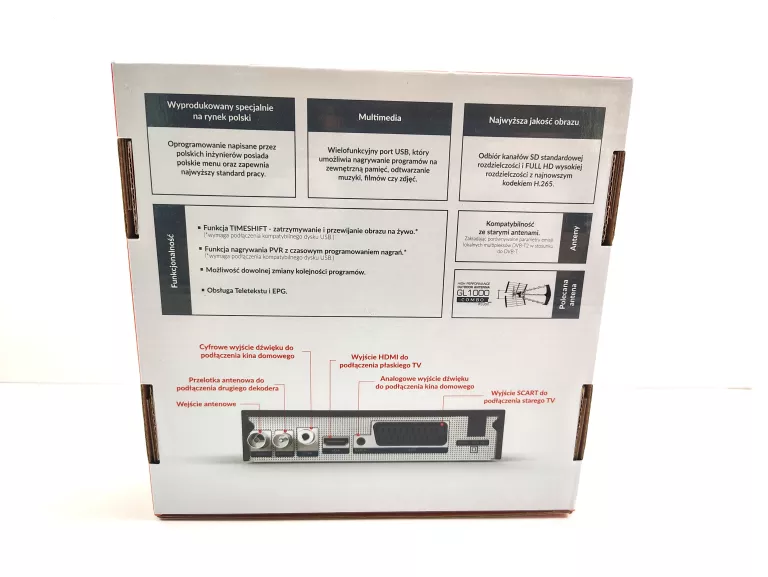TUNER TV SKYMASTER STB-N2 DVB-T2 HEVC