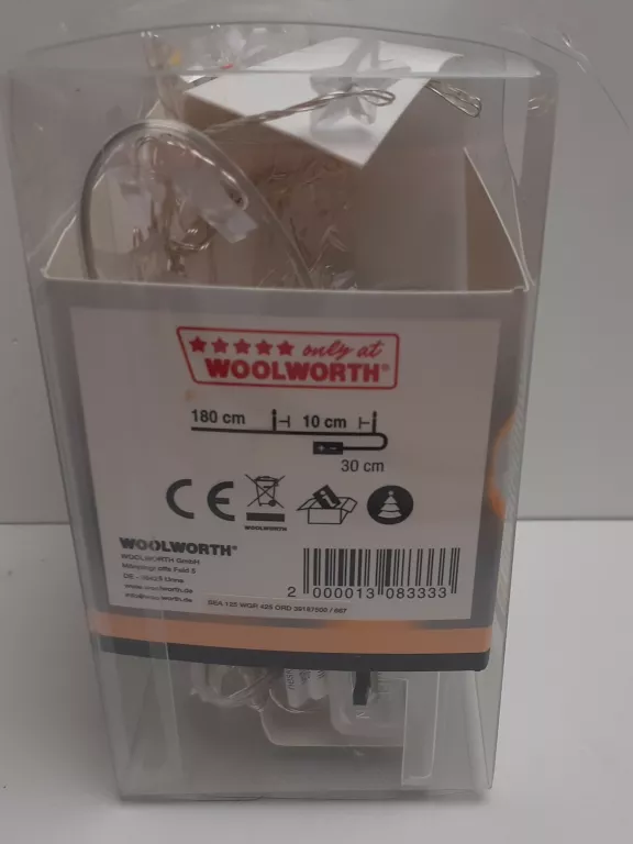 LAMPKI  LED 80 SZT GWIAZDECZKI KOLOROWE