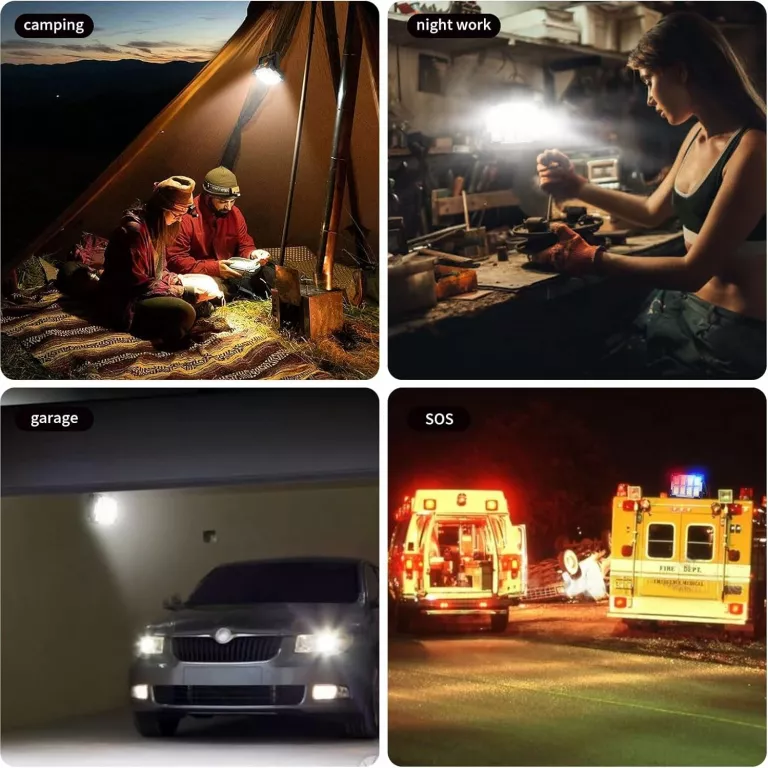 REFLEKTOR LED LAMPA ROBOCZA KEMPINGOWA OYAHORI 8CUPS-LWL 30 W 6000 LM