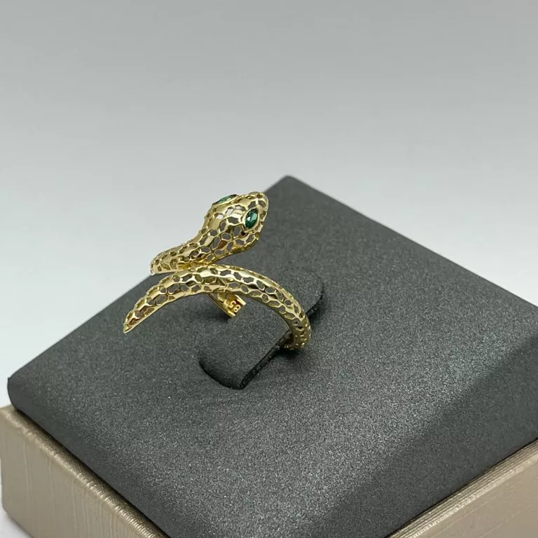 ZŁOTY PIERŚCIONEK AU585 | R. 19 | 1,73 G