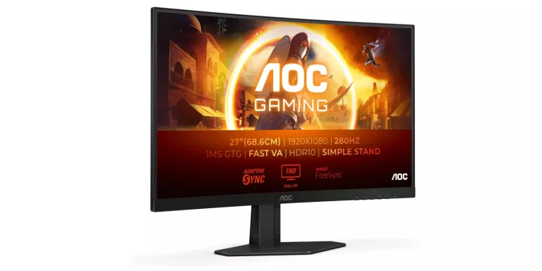 ZAKRZYWIONY MONITOR AOC C27G4ZXED 27" FHD 1920X1080 VA 280HZ