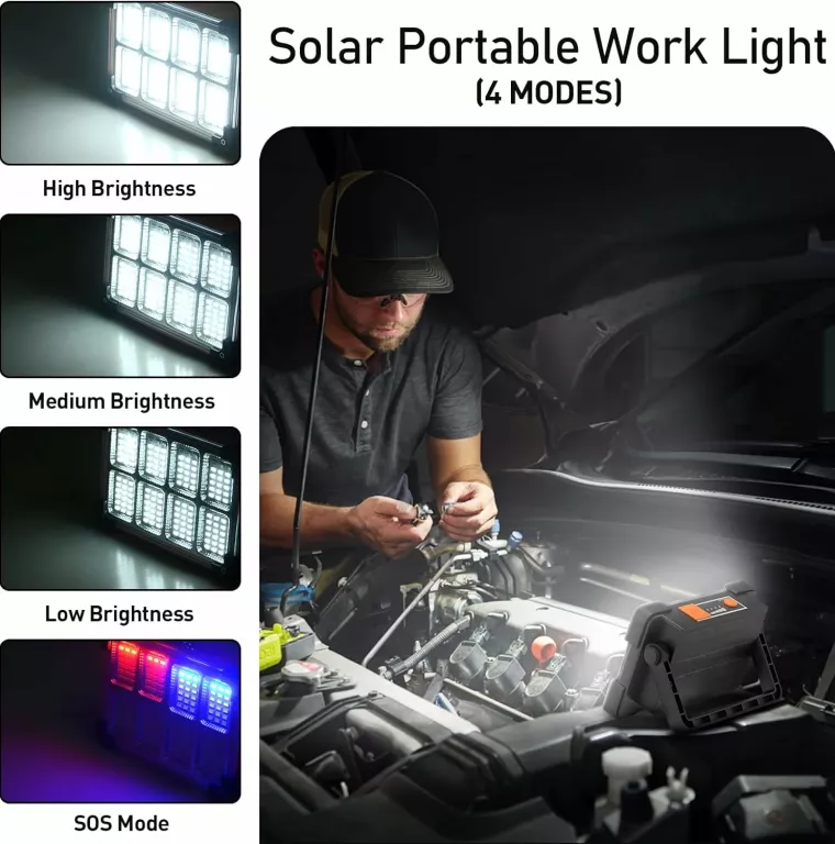 REFLEKTOR LED LAMPA ROBOCZA KEMPINGOWA OYAHORI 8CUPS-LWL 30 W 6000 LM