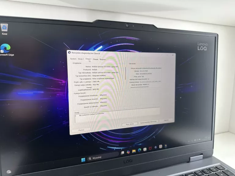 LENOVO LOQ I5-13G 16/512 RTX 5050 KOMPLET GWARANCJA