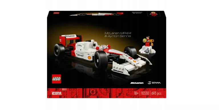 LEGO ICONS MCLAREN MP4/4 I AYRTON SENNA 10330