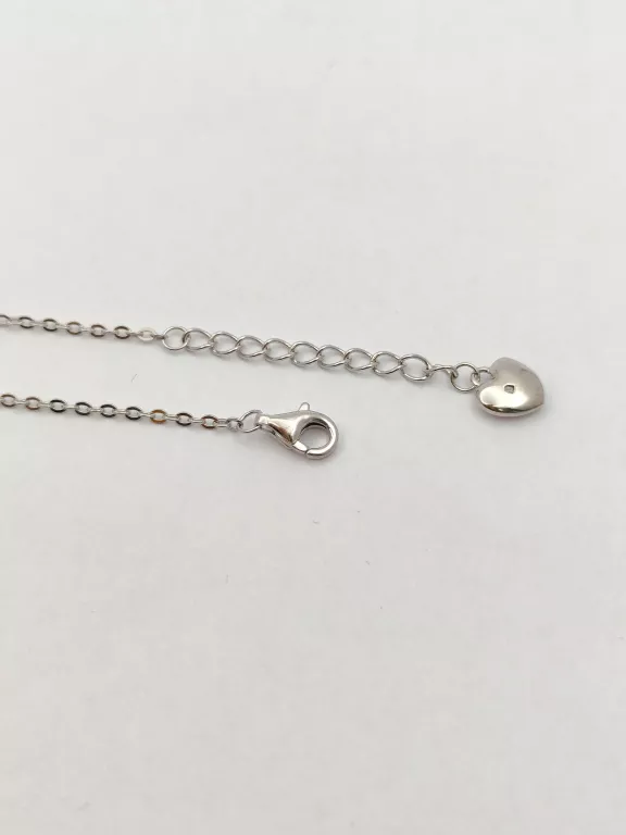 SREBRNA BRANSOLETKA Z CYRKONIĄ 2,26G 18CM