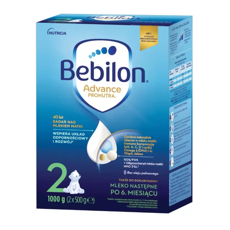BEBILON 2 MLEKO MODYFIKOWANE ADVANCE PRONUTRA 1000G