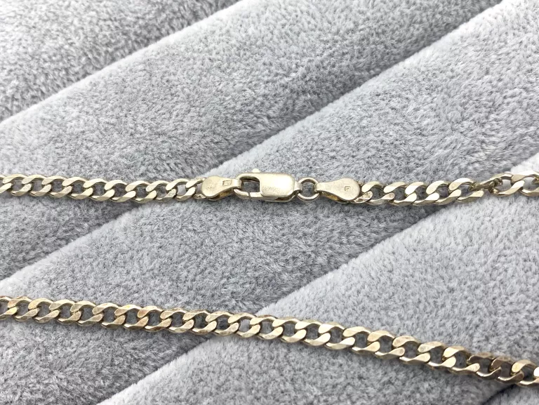 SREBRNY ŁAŃCUSZEK SPLOT PANCERKA 13,26G 60CM