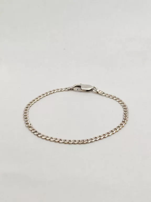 SREBRNA BRANSOLETKA W SPLOCIE PANCERKA 4,68G 20CM