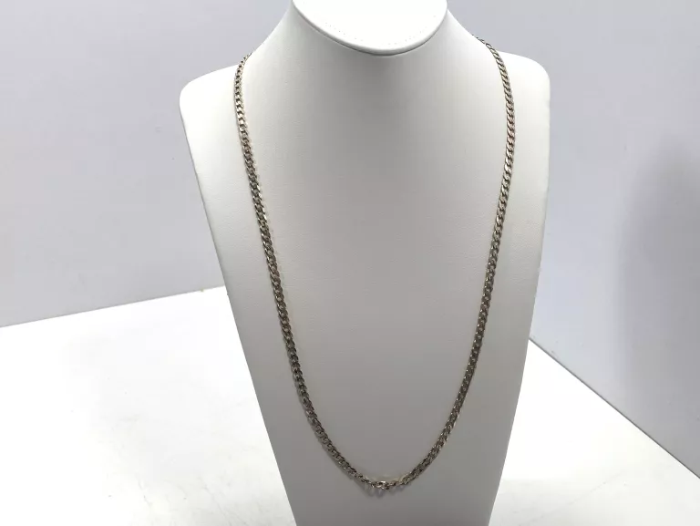 SREBRNY ŁAŃCUSZEK SPLOT PANCERKA 13,26G 60CM