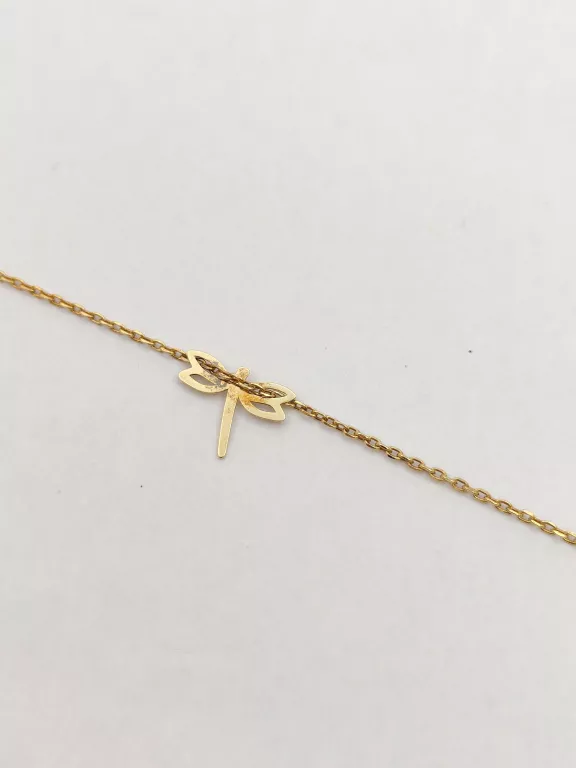 BRANSOLETKA Z MOTYWEM WAŻKI 1,05G 19,5CM