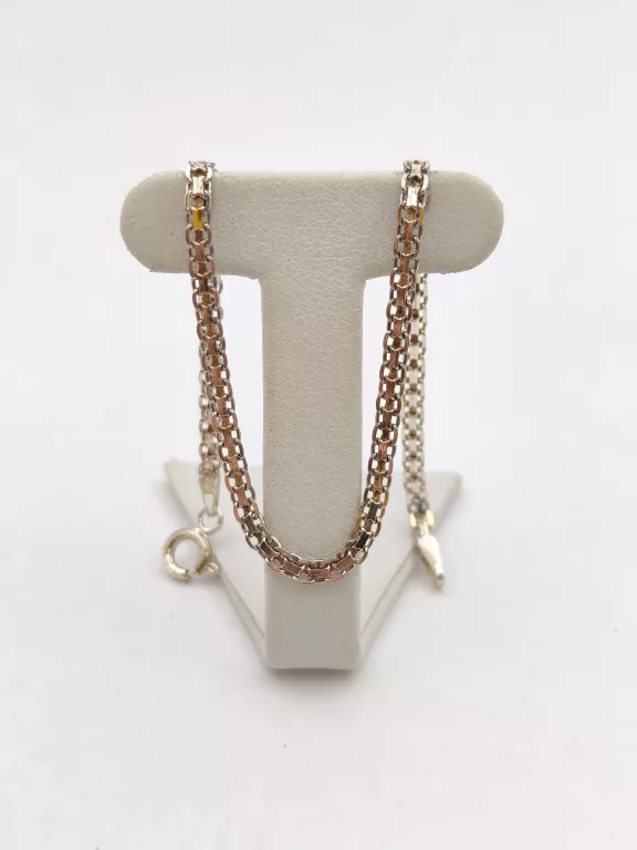 SREBRNA BRANSOLETKA SPLOT BISMARK 1,76G 19CM