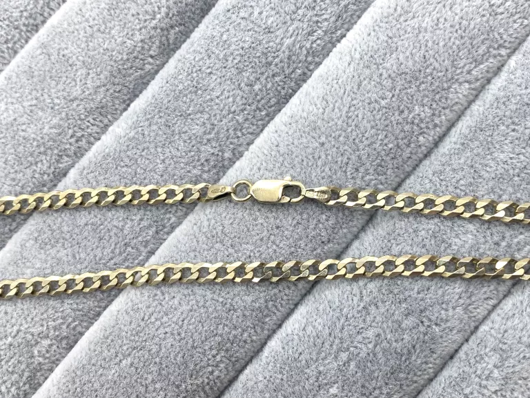 SREBRNY ŁAŃCUSZEK SPLOT PANCERKA 11,81G 55CM